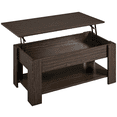 thumbnail image 1 of Fullfurnique Lift Top Coffee Table with Hidden Compartment & Open Shelf, Espresso, 1 of 7