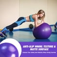 thumbnail image 4 of Exercise Ball 55-75CM Birthing Ball Stability Ball Included Quick Yoga Ball Pump Purple 2,000-Pound Capacity, 4 of 7