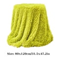 thumbnail image 3 of TopLLC Couverture en Peluche de Couleur Unie Couverture Couverture de Canapé Housse de Couverture Couverture de Lit Couverture de Queue, 3 of 3