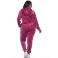 thumbnail image 3 of White Mark Ensemble de Survêtement en Velours pour Femmes, 2 Pcs, 3 of 6