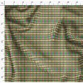 thumbnail image 4 of Soimoi Brown Poly Georgette Fabric Diamond Geometric Print Fabric by the Yard 42 Inch Wide, 4 of 5