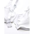 thumbnail image 2 of Goddess Womens Keira Plus-size Banded Underwire Bra, 42J, White, 2 of 2