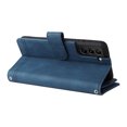 thumbnail image 2 of Case for Samsung Galaxy S21 5G Cover Zipper Pocket Wallet Case Magnetic Protective - Blue, 2 of 5