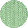 thumbnail image 1 of Ahgly Company Machine Washable Indoor Round Transitional Green Area Rugs, 6' Round, 1 of 7