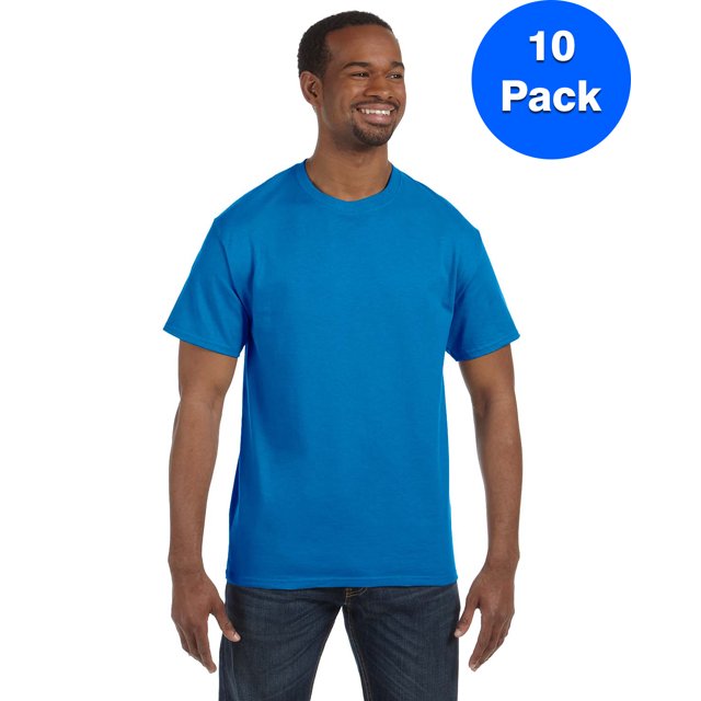 Hanes Men's Authentic-T T-Shirt - 5250T (Pack Of 10)