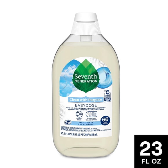 Détergent à Lessive Ultra Concentré Seventh Generation Pur et Simple