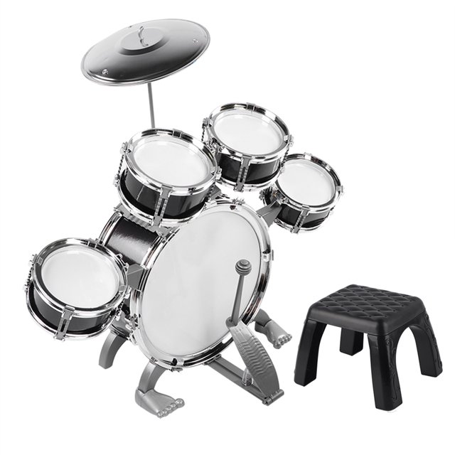 Drum Set, Children Drum, Stimulating Children’s Creativity For Baby Beginners Black