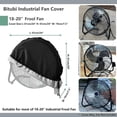thumbnail image 3 of CHOK Industrial Fan Cover Outdoor Floor Fan Cover for Warehouse Factory Round Fan 24-30 Inch with Drawstring, 3 of 4
