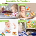 thumbnail image 5 of Suction Cup Spinner Toys for Toddlers 1-3 – 3-Piece Sensory Spinning Tops Set for Bath, Highchair & Table – Fun Fine Motor Skill Development, 5 of 5