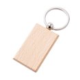 thumbnail image 2 of Wood DIY Key Chain Portable Man Woman Paintable Hanging Crafts Making Bag Handbag Clothes Automotive Keychain Accessories Rectangular, 2 of 9