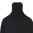 thumbnail image 1 of IROINNID Men's Turtleneck Long Sleeve Jumper Mid-Length Solid Color Knit Pullover Autumn And Winter Daily Commuting Trend Personality High Neck Sweater, 1 of 3