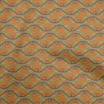 thumbnail image 1 of oneOone Cotton Flex Orange Fabric Floral Sewing Craft Projects Fabric Prints By Yard 40 Inch Wide, 1 of 5