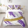 thumbnail image 2 of YST Gradient Abstract 7-Piece Comforter Set, King Size, Modern Bedding Sets & Collections, 2 of 4