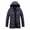 Dark Blue, variant on AnuYalue Long Winter Coats for Men Winter Thicken Detachable Hood Coat Full Zip Warm Parka Long Sleeve Overcoat with Pockets