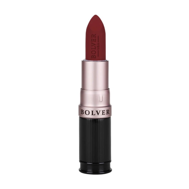 Bolver Rouge à Lèvres Mat Imperméable. Rouge à Lèvres Nourrissant Longue Tenue Hautement Pigmenté avec Hydratation Intense Teinte No 118
