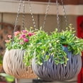 thumbnail image 3 of Xingzhi Decorative And Functional Outdoor Planter For Plants And Inner Liner Is Easy Dark gray large size, 3 of 6