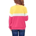 thumbnail image 4 of Posijego Unisexe Garçons Filles Chandail de Mode Enfants Col Rond Décontracté Manches Longues Chandail Athlétique à Enfiler Hauts, 4 of 4