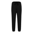 thumbnail image 5 of Pisexur Mens Sweatpants Solid Color Workout Jogging Athletic Pants ​Elastic Waist Drawstring Straight Leg Sweatpants Loose Elastic Bottom Casual Pants with Pockets, 5 of 5
