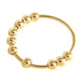 thumbnail image 2 of XZNGL Anxiety Rings Anxiety Ring Single Coil Spiral, Beads Rotate Freely, Anxiety Bead Ring, Suitable for Female, 2 of 9