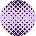 thumbnail image 1 of Ahgly Company Tapis d'Intérieur Rond Lavable en Machine Transitionnel Violet Raisin Vif, 5 Pieds Rond, 1 of 7