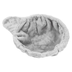 Phenofice Hamac de chat gris clair pour les grands chats Nid de peluche douce pour le remplacement d'arbre de chat intérieur