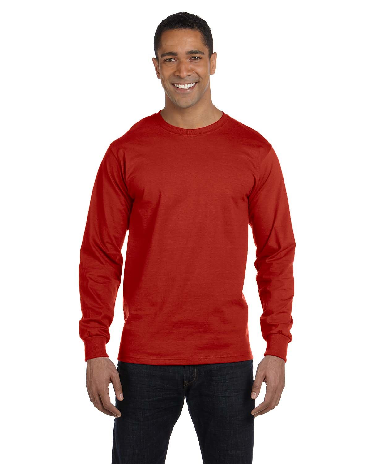 Hanes Long Sleeve Beefy T-Shirt - 5186
