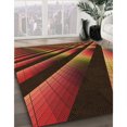 thumbnail image 3 of Ahgly Tapis Rectangulaire Lavable en Machine Intérieur Transitionnel Rouge Bordeaux, 2 Pieds x 3 Pieds, 3 of 7