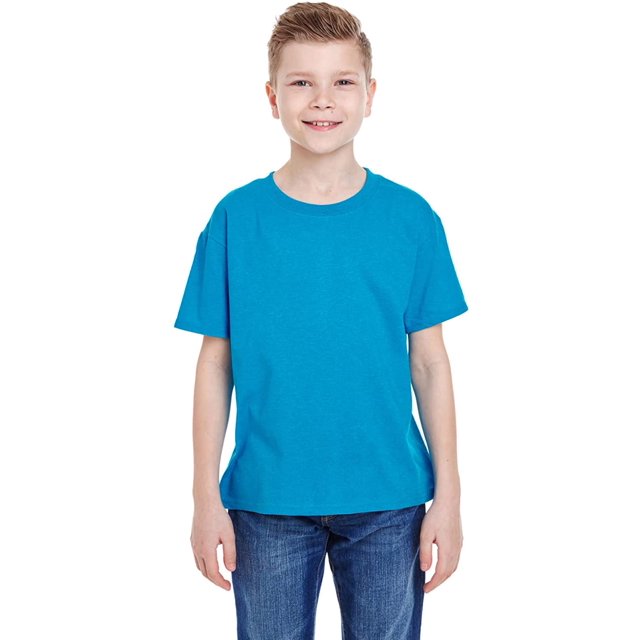 Fruit Of The Loom T-Shirt à Manches Courtes en Coton HD pour Jeunes, 6/8