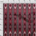 thumbnail image 2 of oneOone Polyester Lycra Fabric Stripe & Geometric Ikat Printed Fabric 1 Yard 56 Inch Wide, 2 of 4