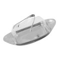 thumbnail image 2 of Oleegame 2 Pcs Rangement pour Produits Couvercle de Plat en Acier Inoxydable pour Beurre et Fromage et Pinces Argent, 2 of 4