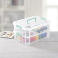 thumbnail image 3 of Sterilite Stack & Carry 2 Layer Handle Box & Tray, 4 Pk, 3 of 9