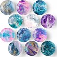 thumbnail image 1 of 12Pcs Glass Strong Magnetic Refrigerator Magnets Fridge Sticker, Small Magnets Decoration for Crafts, Cute Fridge Magnets for Whiteboard Kitchen Office Cabinet Classroom, 1 of 7