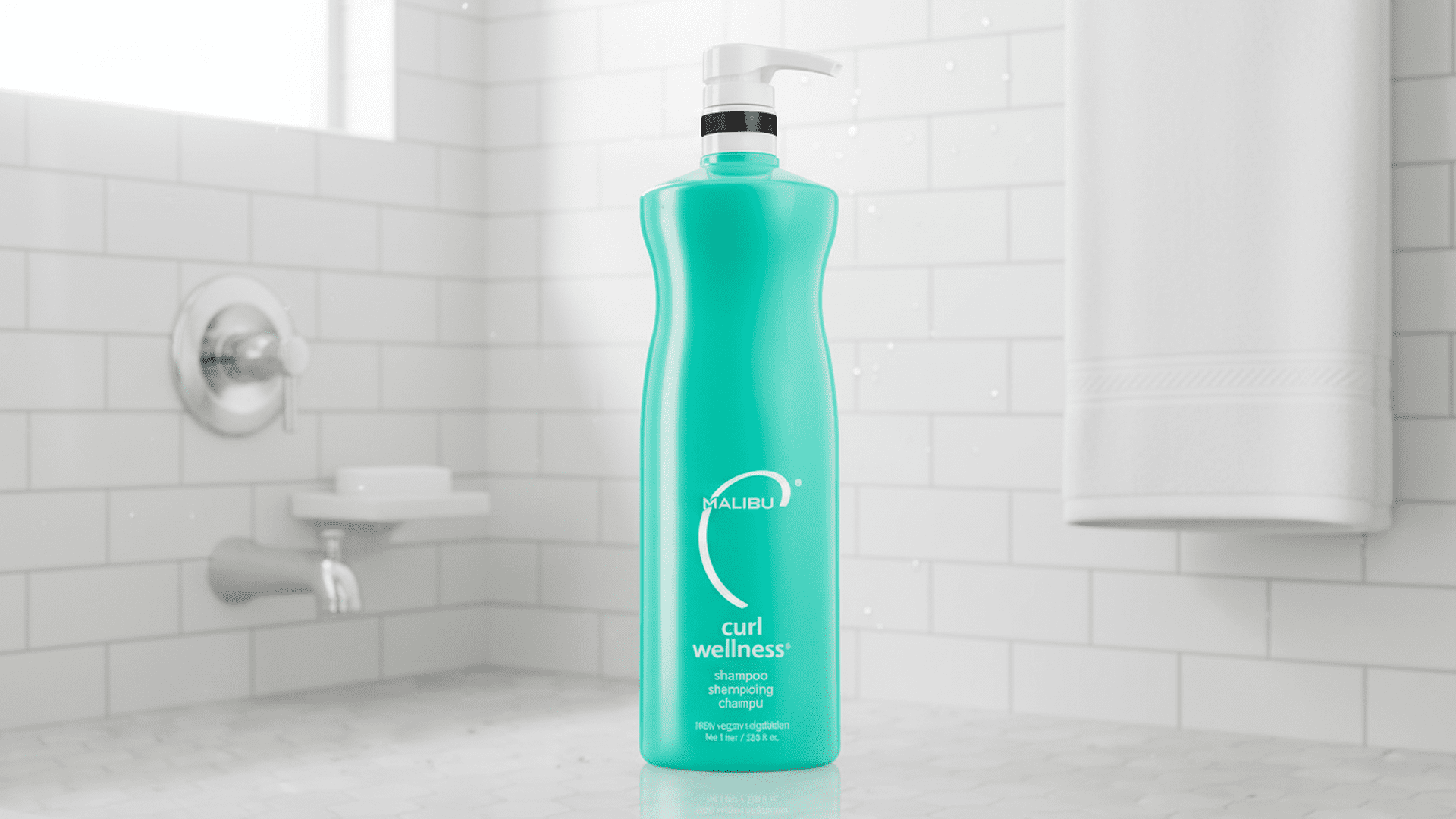 MALIBU C CURL WELLNESS Shampoo 1L/33.8OZ