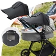 thumbnail image 4 of ZZHZGZ Canada Clearance Sale Universals Baby Stroller Sun Cover Pram Sun Shade Cover Bassinet Adjustable Breathable Baby Sunshade Pushchair Awning Sun Windproof Easy To, 4 of 9