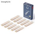 thumbnail image 1 of 10Pcs Alto Saxophone Reeds Full Size Strength 1.0 1.5 2.0 2.5 3.0 3.5 Woodwind, 1 of 4