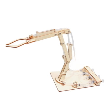 Yinanstore Hydraulic Lifting Robotic Arm Science Experiment Building Kits Development Toy DIY Teaching Aids for Kids Boys Girls Children