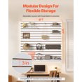 thumbnail image 4 of VEVOR 4 x 4 ft Slat Wall Paneling MDF White Garage Slatwall with Modular Design, 4 of 9