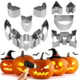 thumbnail image 3 of Halloween Pumpkin Carving Kit With Stainless Steel Tools And Molds For Diy Pumpkin Lantern Baking And Craft Set A A, 3 of 7