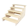 thumbnail image 2 of Xuanheng Wood Display Riser Collectibles Display Stand for Ornaments Crafts Apartment 5 Layer 30cm, 2 of 8