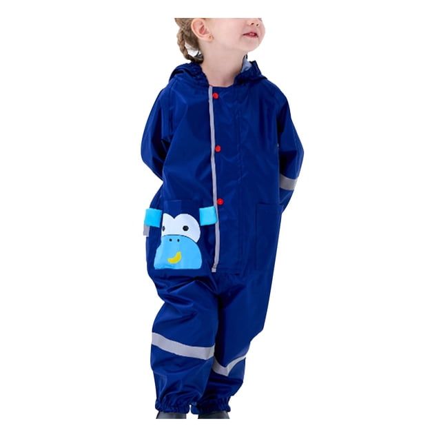 Imperméables pour Enfants pour Garçons et Filles Imperméables une-Pièce pour Bébé