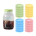 thumbnail image 2 of 20 Pcs Couvercles en Plastique pour Pots Mason, Capuchons de Pots Mason de Qualité Alimentaire, Compatibles avec Ouverture Régulière, 70 mm, Réutilisables, Étanches, Couvercles de Remplacement pour Pots Mason, Compatibles Lave-Vaisselle pour Pots Mason, Pots de Mise en Conserve, 2 of 9