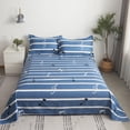 thumbnail image 2 of Full Size Sheet Sets,Bedding Set Bedding Sheet and Pillowcase 3 Piece Set with 2 Pillowcases 1 Flat Sheet Sheet Set Shrink Counterac Fade Counteractive Easy Care,Full Size Sheet Set, 2 of 7