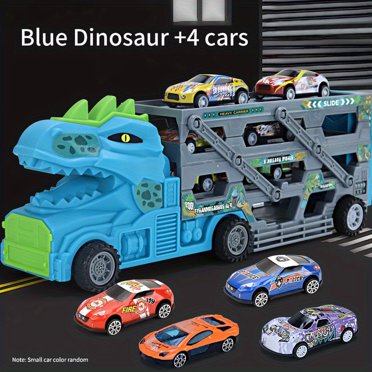 Dinosaur Storage Container Delivery Alloy Car Engineering Car Deformation Truck