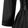 thumbnail image 4 of NMMUED Robe Vintage pour Femmes Robe à Manches Longues pour Femmes Costumes de Mascarade pour Femmes Robe Gothique Robe Renaissance Femmes Costume Victorien Femmes Tenue Renaissance Femmes Violet 3TG, 4 of 4