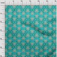 thumbnail image 2 of oneOone Silk Tabby Fabric Leaves & Floral Block Printed Craft Fabric BTY 42 Inch Wide, 2 of 4