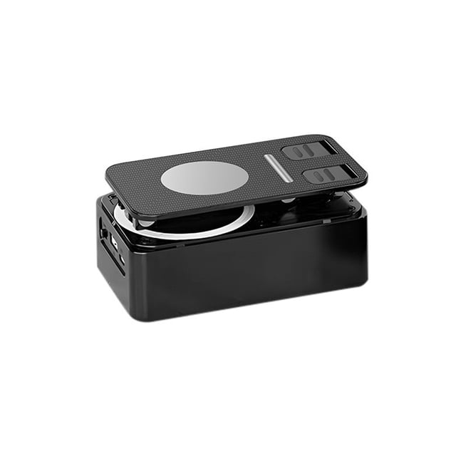 Maytalsory Support de Cellulaire avec Haut-Parleur Bluetooth Portable pour Votre Appareil, et Support de Téléphone Mobile Polyvalent Réglable Compact
