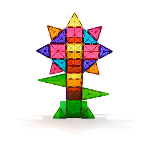 MAGNA-TILES Castle DLX Kit de construction magnétique 48 pièces | Votre