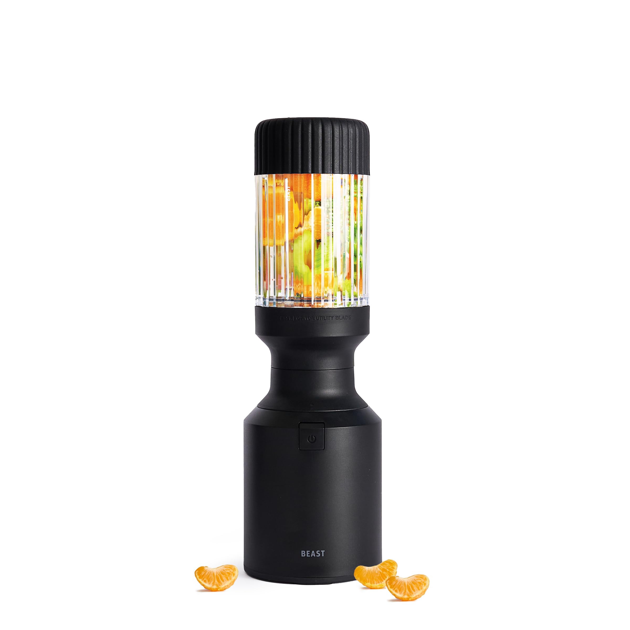 The Beast Mini Blender | Mini Countertop Kitchen Blender | Blend Smoothies and Shakes, Dressings, Sauces, Dips | Straw Cap and Straws Included | 600W
