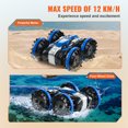 thumbnail image 3 of VEVOR Amphibious Remote Control Car Boat 2.4 GHz 4WD RC Boat Kids Adults Blue, 3 of 9
