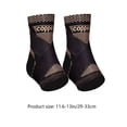 thumbnail image 3 of Copper-Infused Ankle Support Brace, Breathable Compression Sleeve for Sports Injury Recovery, Knitted Nylon Stabilizer for Running Gym, 3 of 9